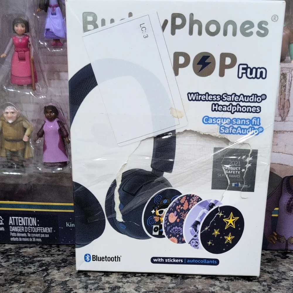 Bluetooth Wireless Headphones - Black